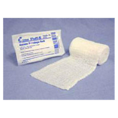 Bandage Fluff-E 4.5"x4.1yd Gauze Fluff Roll White Sterile 100/Ca - Surgical Supplies NY